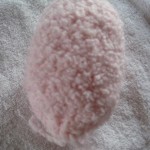 knitted doll - head