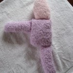knitted doll - putting together