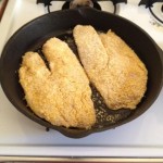 Tilapia frying 1