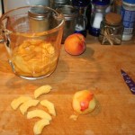 P Cobbler peaches sliced