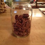 Pecans dried