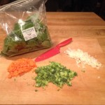 Challenge week 4 quiche veggies cut