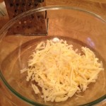Cheese cracker grated