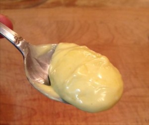 Real Mayo on spoon