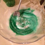 Silly putty stir coloring